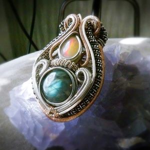 Handmade Wire Wrapped Pendant